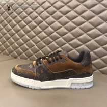 LV 原單 頂級爆款 老花trainer低幫運動鞋