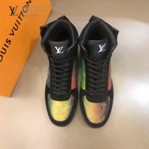 LV  炫彩高幫運動鞋 官網限定款