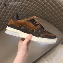 LV 原單 頂級爆款 老花trainer低幫運動鞋