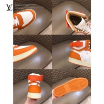 LV Rivoli男士秋冬老花拼色高幫運動鞋