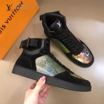 LV  炫彩高幫運動鞋 官網限定款