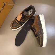 LV 原單 頂級爆款 老花trainer低幫運動鞋