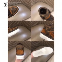 LV 原單 頂級爆款 老花trainer高幫運動鞋
