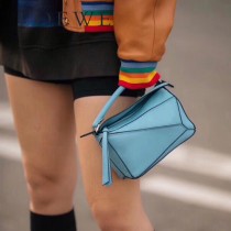 LOEWE 033-4 LOEWE 羅意威 puzzle mini原單拼接包