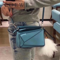 LOEWE 033-4 LOEWE 羅意威 puzzle mini原單拼接包