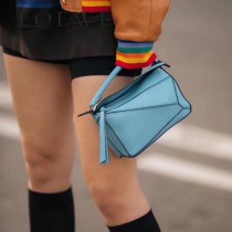 LOEWE 033-4 LOEWE 羅意威 puzzle mini原單拼接包
