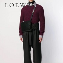 LOEWE 034-1 LOEWE 羅意威  gusset flat messenger bag原單男士斜挎包