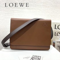 LOEWE 034 LOEWE 羅意威  gusset flat messenger bag原單男士斜挎包