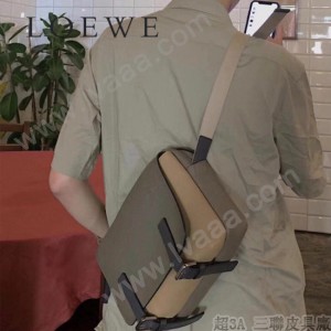 LOEWE 036-2   羅意威  military messenger XS小號郵差包