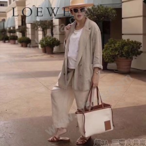 LOEWE 035-2  LOEWE 羅意威  lbiza限量系列cushion tote bag購物袋