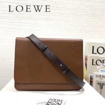 LOEWE 034 LOEWE 羅意威  gusset flat messenger bag原單男士斜挎包