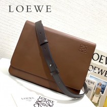 LOEWE 034 LOEWE 羅意威  gusset flat messenger bag原單男士斜挎包