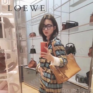 LOEWE 044  羅意威  lbiza限量系列cushion tote bag原單購物袋