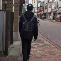 LOEWE 045-1 羅意威 GOYA  BACKPACK系列 原單男士 雙肩包