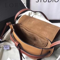 LOEWE 049 羅意威  MINI秋冬全新Gate手袋原單馬鞍包