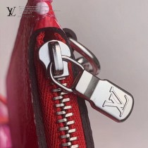 M45127  紅色 原版皮NEVERFULL 中號手袋