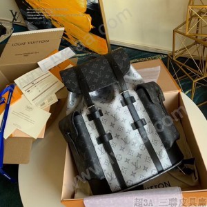 M41379 銀黑花 CHRISTOPHER 小號雙肩包
