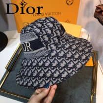 Dior迪奧官網新漁夫帽 字母印花logo 大帽檐遮陽帽，爆款漁夫帽