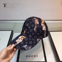 LV 路易威登LV原單帽子動物系列logo棒球帽，個性十足 高端大氣 休閑又有範 百搭款 時尚達人必備款