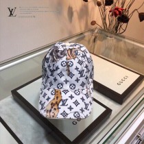 LV 路易威登LV原單帽子動物系列logo棒球帽，個性十足 高端大氣 休閑又有範 百搭款 時尚達人必備款