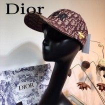 Dior迪奧，專櫃原單 鴨舌帽，金線小蜜蜂