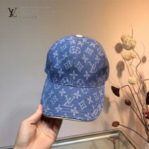 LV 路易威登 包邊皮牛仔棒球帽