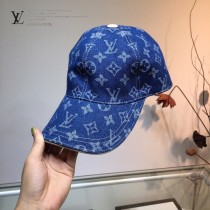 LV 路易威登 包邊皮牛仔棒球帽