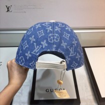 LV 路易威登 包邊皮牛仔棒球帽