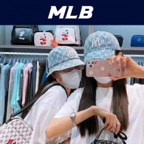 MLB老花牛仔漁夫帽 2020大爆款 泫雅同款時尚潮流 超級可人的顏色