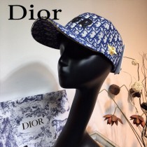 Dior迪奧，專櫃原單 鴨舌帽，金線小蜜蜂