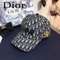 Dior迪奧，專櫃原單 鴨舌帽，金線小蜜蜂