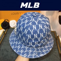 MLB老花牛仔漁夫帽 2020大爆款 泫雅同款時尚潮流 超級可人的顏色