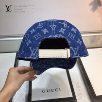 LV 路易威登 包邊皮牛仔棒球帽