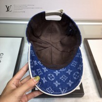 LV 路易威登 包邊皮牛仔棒球帽