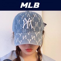 MLB老花牛仔棒球帽 2020大爆款 泫雅同款時尚潮流 超級可人的顏色