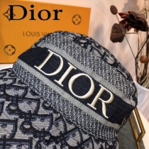 Dior迪奧官網新漁夫帽 字母印花logo 大帽檐遮陽帽，爆款漁夫帽