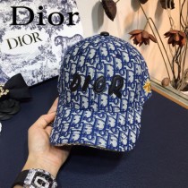 Dior迪奧，專櫃原單 鴨舌帽，金線小蜜蜂