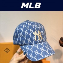 MLB老花牛仔棒球帽 2020大爆款 泫雅同款時尚潮流 超級可人的顏色