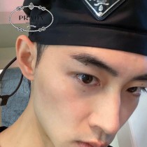 普拉達PRADA新款中性帽子 專櫃限量新品、潮男潮女時尚單品，尼龍面料柔軟，正版出品