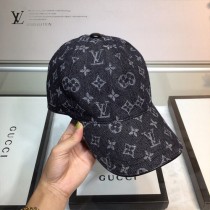 LV 路易威登 包邊皮牛仔棒球帽
