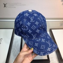 LV 路易威登 包邊皮牛仔棒球帽