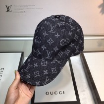 LV 路易威登 包邊皮牛仔棒球帽