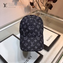LV 路易威登 包邊皮牛仔棒球帽