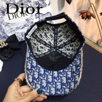 Dior迪奧，專櫃原單 鴨舌帽，金線小蜜蜂