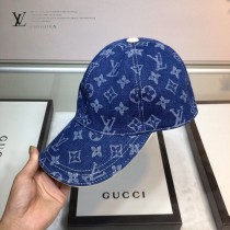 LV 路易威登 包邊皮牛仔棒球帽