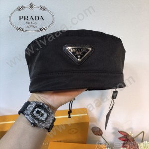 普拉達PRADA新款中性帽子 專櫃限量新品、潮男潮女時尚單品，尼龍面料柔軟，正版出品