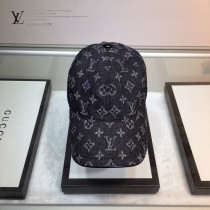 LV 路易威登 包邊皮牛仔棒球帽