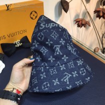 LV路易威登 牛仔漁夫帽 superme聯名新品，官網同步上線