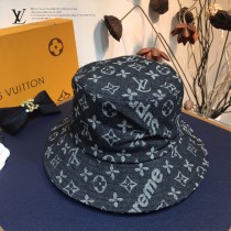 LV路易威登 牛仔漁夫帽 superme聯名新品，官網同步上線