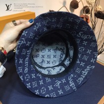 LV路易威登 牛仔漁夫帽 superme聯名新品，官網同步上線